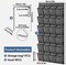 Over the Door Shoe Organizer Rack Hanging Storage Holder Hanger Bag Closet 24 Grids